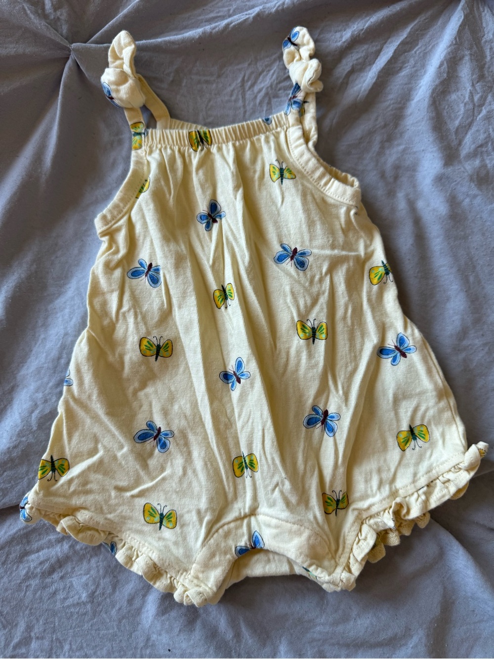 Old Navy Yellow Butterfly Baby Romper